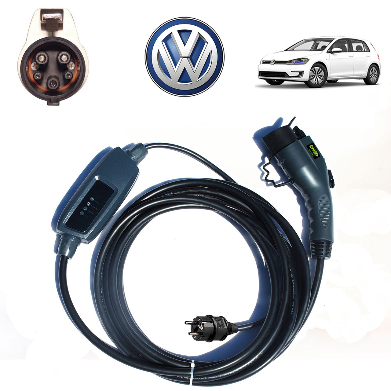 Зарядний пристрій для електромобіля Volkswagen e-GOLF Duosida J1772-16A