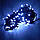Гірлянда вулична Нитка LED 100, холодний білий, чорний дріт, фото 2