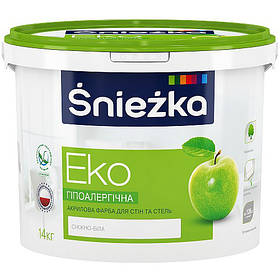Фарба матова акрилова гіпоалергенна Sniezka Еко 20 кг