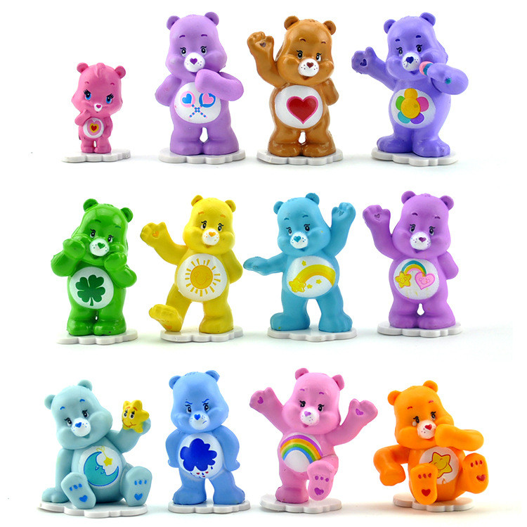 Іграшки Дбайливі ведмедика ( Care Bears ), 12 шт