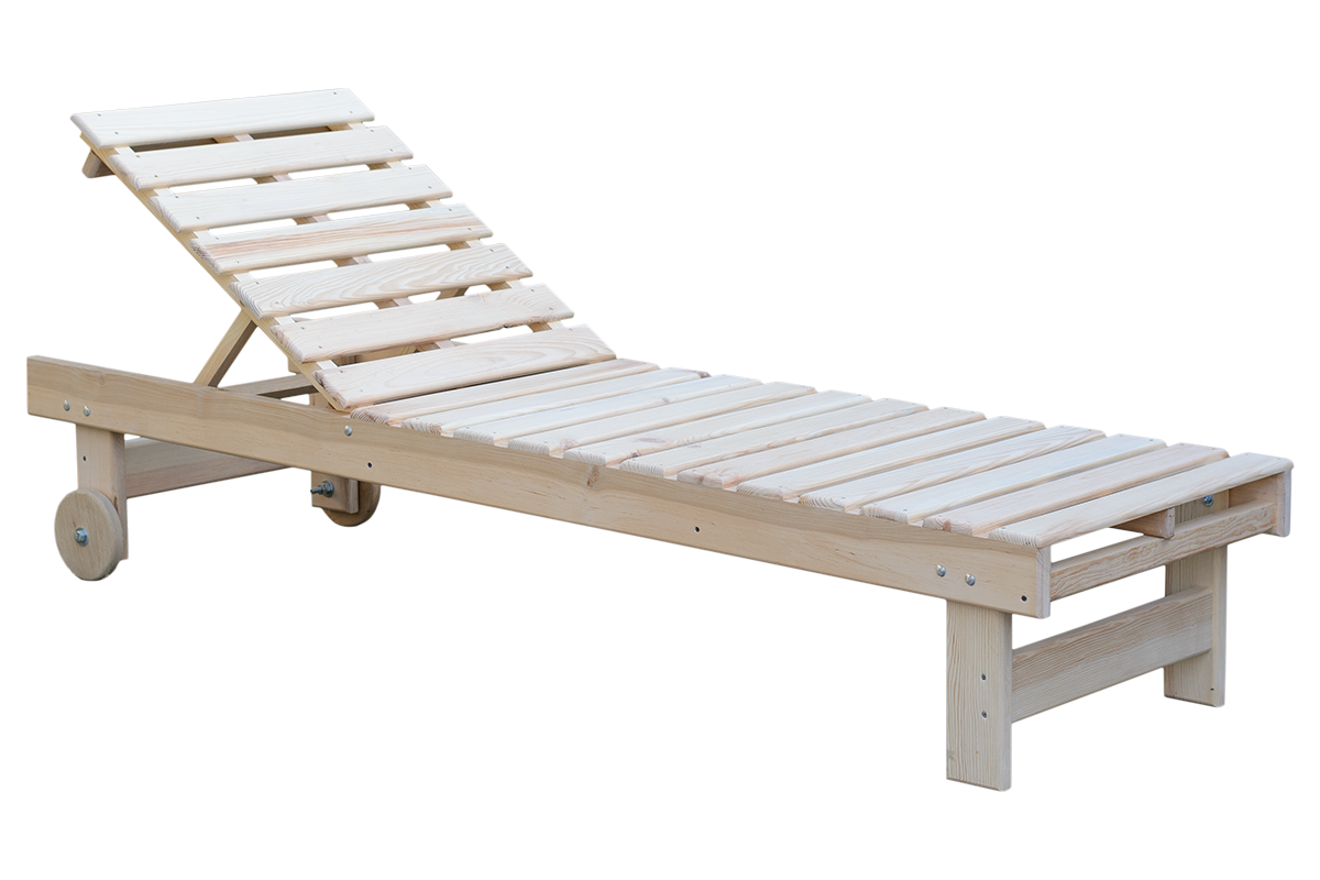 Лежак деревянный некрашенный купить недорого в интернет-магазине, цена ...
