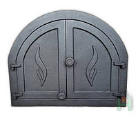 Дверцы чугунные сплошные Halmat Panama 1 (Н3901) (595x480)