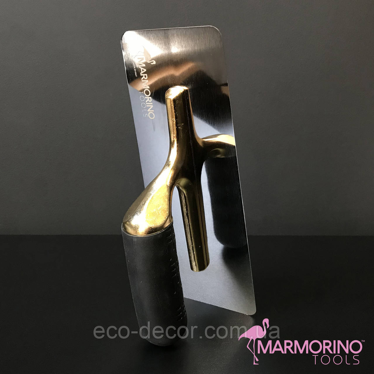 Кельма венецианская 240х100х0,6 мм трапеция Marmorino Tools (21091) - фото 2 - id-p655353877
