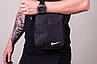 Сумка на плече/месенджер Nike, чорний, біла вишивка, фото 2