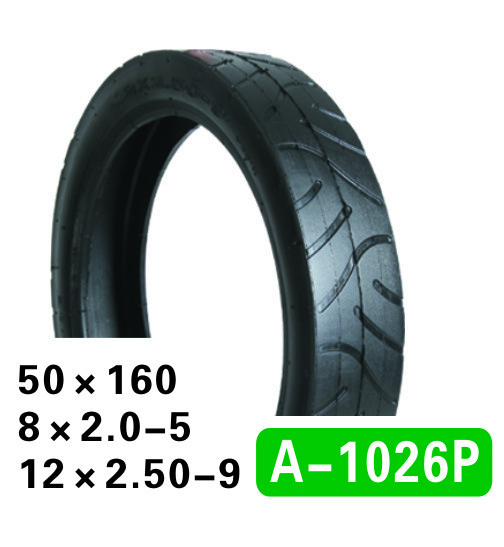 Шина 12x2.50-9 229-61 A-1026P для дитячої коляски/гироборда/велосипеда, фото 1