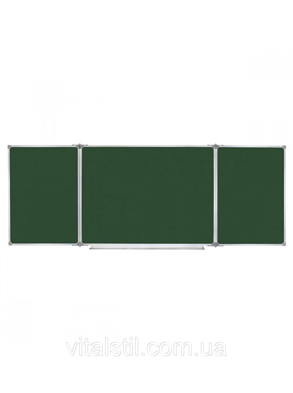 ШКІЛЬНА ДОШКА КРЕЙДЯНА ПЯТИПОВЕРХНЕВА, 3000Х1000