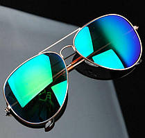 Окуляри TOP Aviator краплі сонцезахисні Blue-Green G