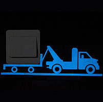 Люмінесцентна наклейка "Вантажівка" - 20*8см