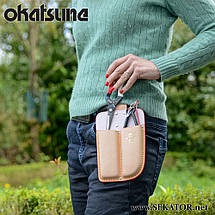 Кобура Okatsune / Окацуне 109 подвійна для секаторів та складеної пили, фото 4