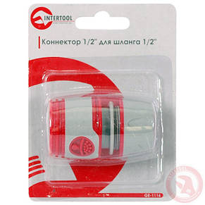 Конектор 1/2" для шланга 1/2" INTERTOOL GE-1116, фото 2