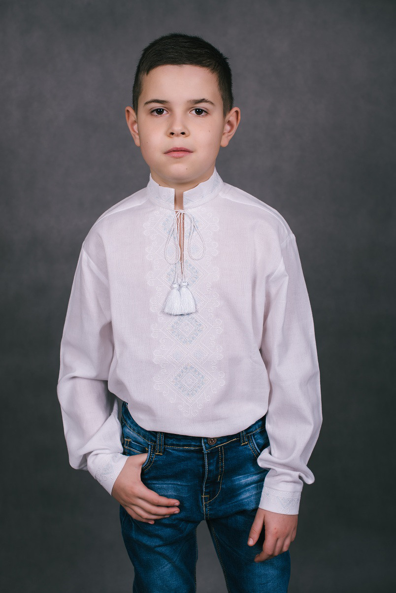 Вишиванка дитяча для хлопчика Лук'ян, фото 1