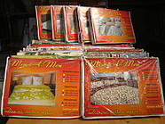 Двоспальна постільна білизна Тет-А-Тет (нестандарт) В-990 бязь, фото 2