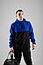 Комплект Анорак чорно-синій + штани чорні, Nike, чоловічий весняний, фото 2