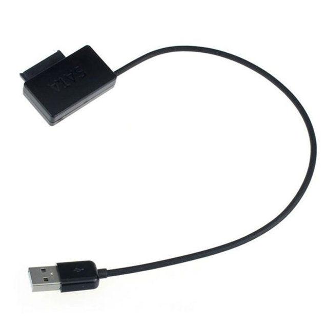 Перехідник USB 2.0 для Sata CD DVD привід ноутбука, фото 1
