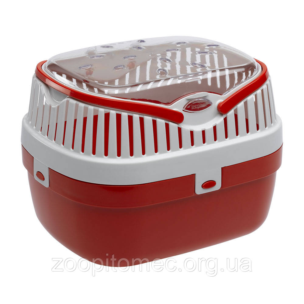 Переноска для кошенят, міні собачок ALADINO MEDIUM рожевий/червоний, фото 1