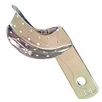 Ложка оттискная стоматологическая перфорированная для коронок и мостовидных протезов, правая № 3. Длина 55 мм