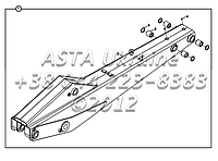 Стрела B4-5-2-OP1 для экскаватора-погрузчика Hidromek 102B