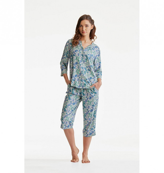 Легка жіноча літня піжама з бриджами KEY LHS 532 / HOMEWEAR SET