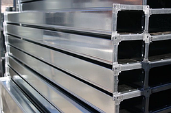 Труба з оцинковки для вентиляції, труба 400х400