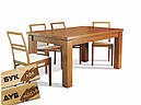 Стіл кухонний обідній з дерева Ельбрідж Грама, фото 2