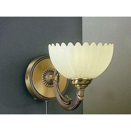 Бра RECCAGNI ANGELO A 3621/1 бронза/жовтий