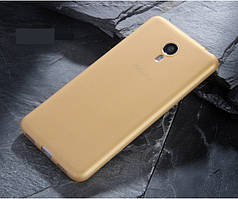 Чохол MAKAVO для Meizu M3 / M3s / M3 mini Бампер ультратонкий Gold