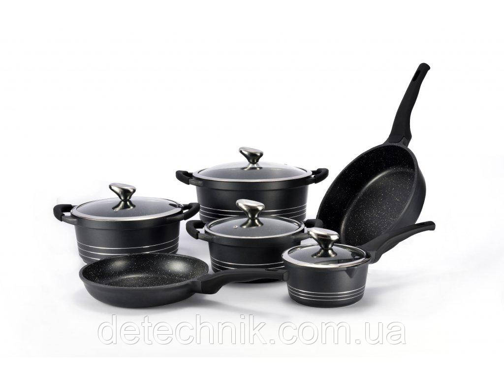 Набір каструль RL-FS1010G BLACK 14 pcs