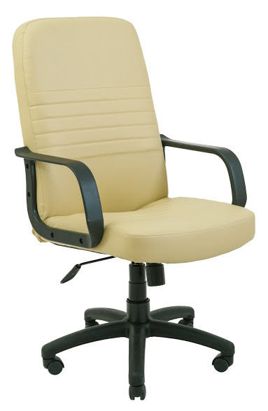 Кресло офисное Приус подлокотники пластик механизм Tilt кожзаменитель Неаполь-01 (Richman ТМ) - фото 1 - id-p655248839