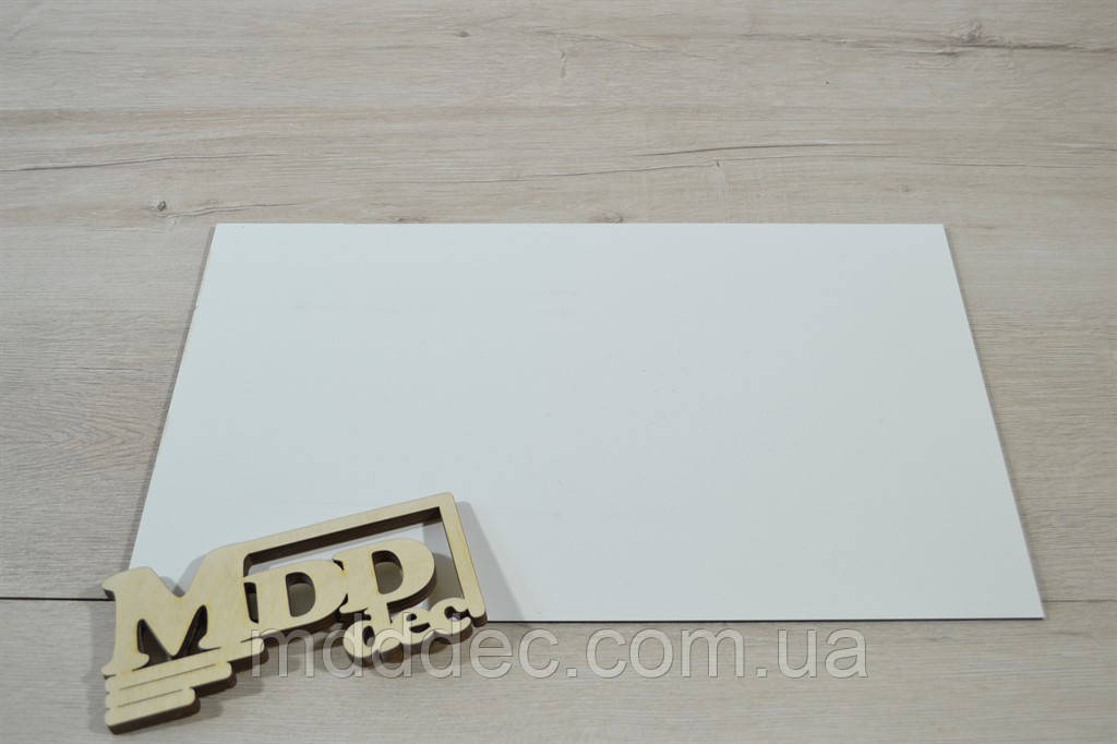 Прямокутна посилена підкладка під торт, біла 35*45см