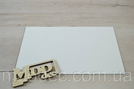 Посилена підкладка під торт квадратна, біла 30см, фото 2