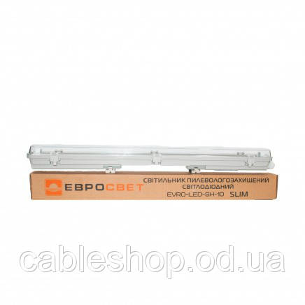Світильник EVRO-LED-SH-10 з LED-лампами 4000К (1*600мм) лампа скло