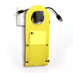 Кишені д/зарядки телеф.на застібці Digital Wool жовтий