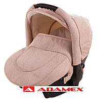 Дитяче автокрісло Adamex CARLO бежевий льон