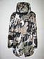 Куртка куртка весна-осінь для дівчинки підлітка "Сірий камуфляж" 158, фото 4