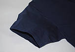 Футболка синя чоловіча щільна м'яка (темно-синій) Ringspun premium T Fruit of the Loom M, фото 5