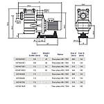 Насос Hayward HCP401003E1 KAN1020 T2.B (380В, 115,6 м3/год, 10HP), фото 2
