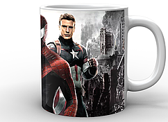 Кухоль GeekLand Людина-Павук Spider-Man Iron Man Captain America SM.02.014.273