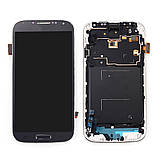 Дисплей сенсор тачскрин LCD екран модуль с рамкой Samsung Galaxy S4 i9500 I9505  I9506 I9507 I337 I545 M919, фото 3