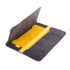 Чохол для ноутбука Digital Wool Case 13 з жовтою гумкою