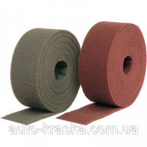 Скотчбрайт SMIRDEX червоний Р320 рулон 115 ммх10 м Докладно, фото 1