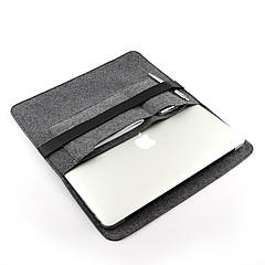 Чохол для ноутбука Digital Wool Case 13 Premium (DW 13-08) з шкіряним ремінцем