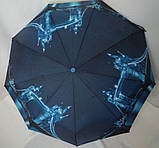 Зонт чоловічий автомат з фото-принтом "Міста" Lantana LAN814 / Парасольку антиветер, фото 4