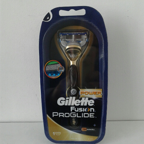 Станок для гоління чоловічий Gillette Fusion Power Proglide Gold (Жилет верстатів + 1 картридж)