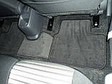 Килимки в салон для Nissan Almera '13 - текстильні, Чорні сірі бежеві, фото 2