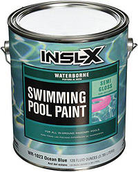 Фарба для басейнів INSLX Pool paint, Колір океанський блакитний, білий, 3.78л (США)