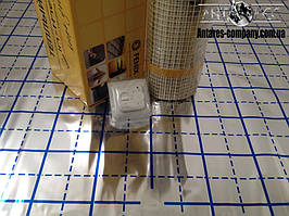 Нагрівальний мат для теплої підлоги, 11,6 м2 ( Комплект з механічним регулятором)