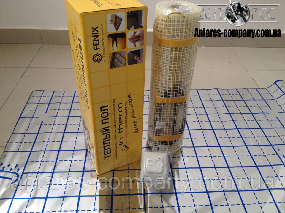 Мат електричний під плитку, 3,6 м2 ( Комплект з механічним регулятором)