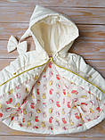 Куртка дитяча "Буратинка" для дівчаток на зростання 86-110 см (весна, літо, осінь), фото 4