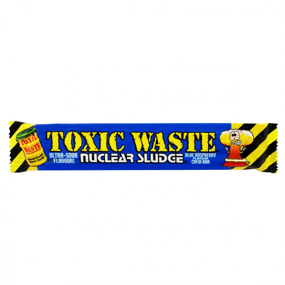 Жувальна цукерка Toxic Waste Blue Raspberry 20g, фото 1