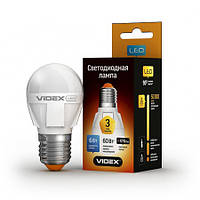 LED лампа VIDEX G45 6W E27 3000K 220V